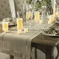 thumbnail image 2 of Natural Beige, Classic Tuscany Hemtitch Design Runner, 16 Inch x 90 Inch, 2 of 2
