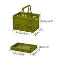 thumbnail image 2 of Food Storage Foldable Outdoor Picnic Supermarket Shopping Spring Vegetable Portable Carrying Container for Fruits and Veggies, 2 of 8