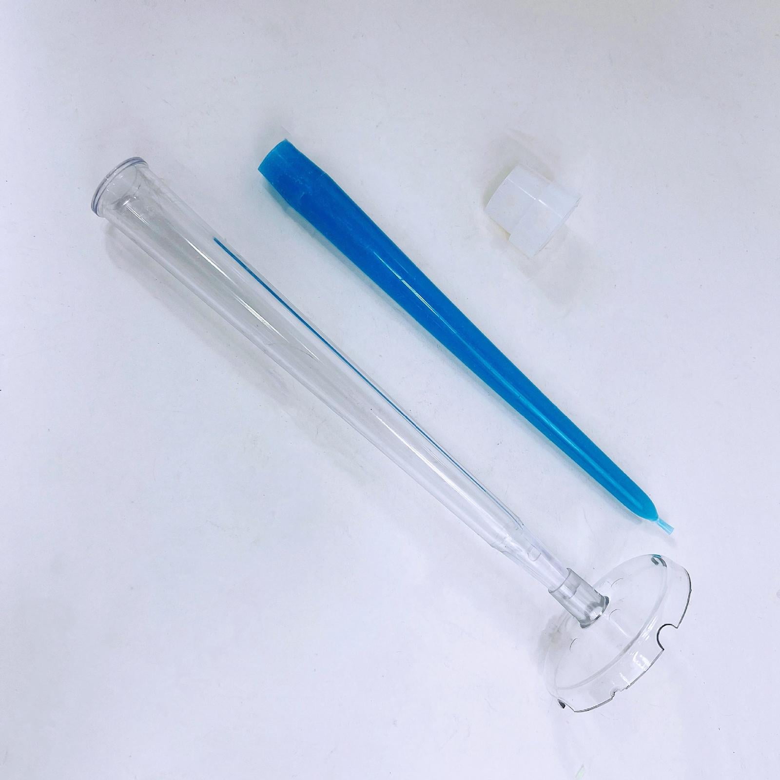 FVDPWYE Clear Plastic Candle Mold Handmade DIY Craft Taper Candles Mould for Soap Making 3x36.2cm