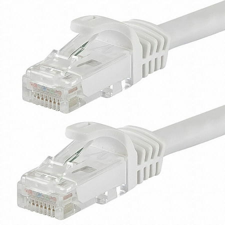UPC: 0710348874330 | Monoprice Patch Cord Cat 6 Flexboot White 10 ft. 9835