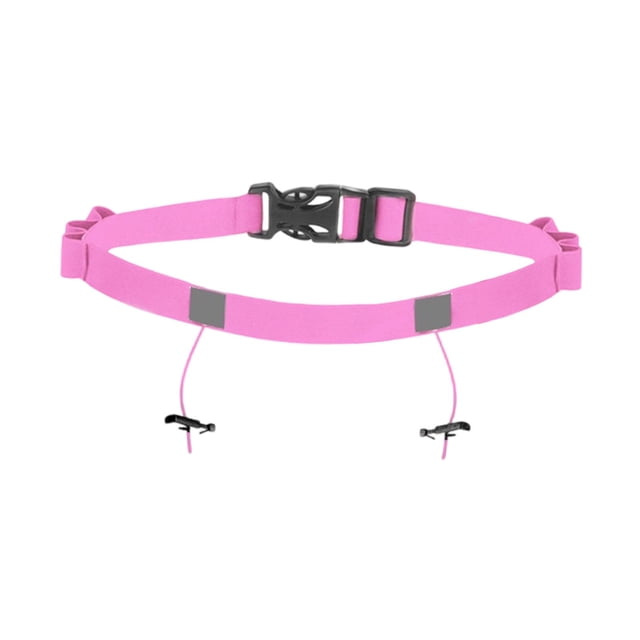 harper Adjustable Race Number Belt with Bib Holder Versatile Triathlon Running Belt for pink