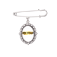 thumbnail image 1 of English Language Culture Common Sense Tie Brooch Pin Dress Shirt Shawl Clips, 1 of 3