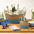 thumbnail image 2 of Beautiful Two-Tone Rattan Drink Basket by Drew Barrymore, 2 of 8