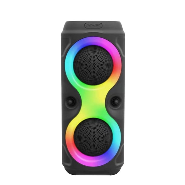 Altavoz Bluetooth Inalámbrico para Cine en Casa, Columna de Sonido para Exteriores, Altavoz Subwoofer Portátil con RGB FM/AUX