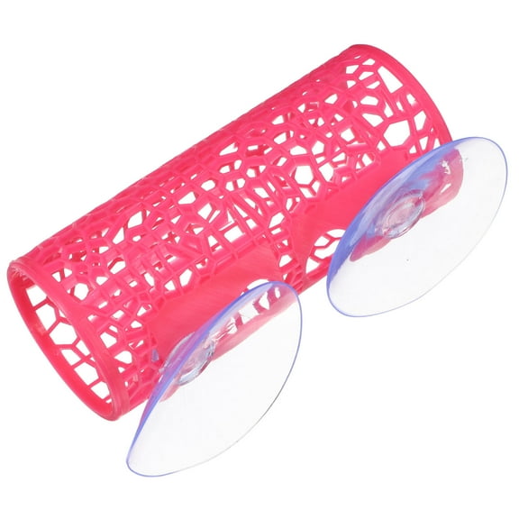 AURARMLET Safe Rosy Aquarium Cave Tunnel for Betta Fish Tank Decoration