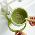 thumbnail image 6 of Sink Strainer Basket, No-Drill Hanging Drain Rack for Food Waste, Easy Drain Filter with Bottom Release, Upgrade Quick Draining Kitchen Tool, Mess-Free & Hands-Free Cleanup (Green), 6 of 8