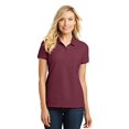 thumbnail image 1 of Port Authority ®  Ladies Core Classic Pique Polo. L100 Xl Burgundy, 1 of 1