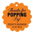 thumbnail image 1 of 100 PCS Personalized Baby Shower Favors Tags Custom Quote Thank You For Popping By Baby Shower Gift Hang Tags, 1 of 1