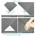 thumbnail image 5 of Petoto 20"x 20" Carpet Tile 20 Tiles/54 sq Ft Indoor Outdoor Squares Carpet Floor with Adhesive Stickers, Grey, 5 of 11