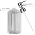 thumbnail image 4 of SuChun Blue Juice Large Capacity Glass Style Soap Dispenser Bottle Refillable Cosmetic Lotion Container For Shampoo Body Wash And Lotion And Design For Home Clear, 4 of 4
