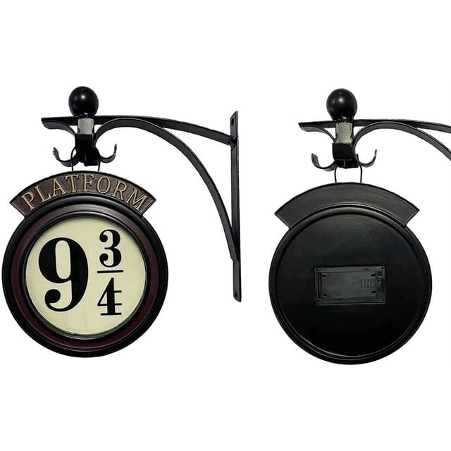 Luz nocturna colgante vintage de Harry Potter 9 3/4, 10 pulgadas Películas 2022 Luz nocturna de metal para colgar en la pared ¾, luces de letrero para decoración del hogar Decoración de lámpara LED, r
