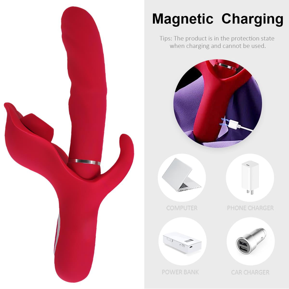 Personal Hand Held Deep Tissue Massager for Muscles, Back, Foot, Neck -Electric Percussion Body Wand Massage Gift for Women herH258