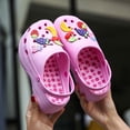 thumbnail image 4 of Platform Clogs for women, Womens Platform Clogs Shoes Gardener Shoes Slippers 2 inch Hight Heels Mules Comfortable Breathable Lightweight Slip on Wedge Sandals Slides with Charms Pink 35, 4 of 7