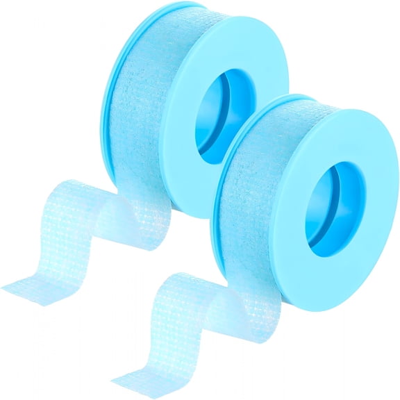 ICERUN 2 Rolls Silicone Tape Blue Silicone Tape Reusable Adhesive Waterproof Silicone Tape (0.5 Inch x 3.9 Yards)