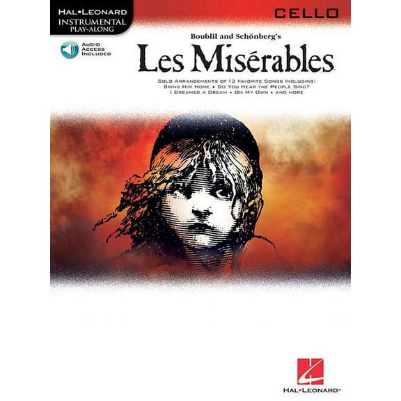 Hal Leonard Instrumental Play-Along: Les Miserables: Cello Play-Along (Bk/Online Audio) (Other)