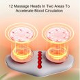 thumbnail image 4 of Portable Heating Pad,Heat Pad for Back Portable Heating Pad Heating Pad for Back with 3 Heat and 9 Vibration Massage Modes Portable Fast Heating Belly Wrap Belt for Women Back Heating Pad, 4 of 9