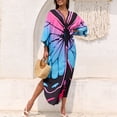 thumbnail image 5 of HAJWOH Hawaiian Moomoo Dress for Women Tropical Cotton Plus Size Loose Fit Casual Lounge Wear, 5 of 5