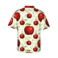 thumbnail image 3 of Bixox Men's Hawaiian Shirts Men's Fruit Apples Print Short-Sleeve Shirt-X-Large, 3 of 8