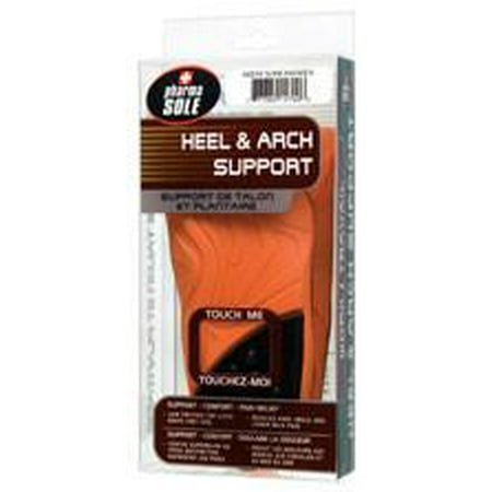 Heel & Arch Support Insole Men's - One Size Fits (Best Basketball Shoes For Heel Support)