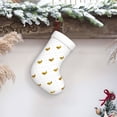 thumbnail image 6 of Salouo Gold Rabbit Print Christmas Stockings,Large Xmas Stocking Set of 1 Holiday and Farmhouse Stocking for Christmas Holiday Party Decoration(17.7*11 Inch), 6 of 7