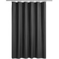 thumbnail image 1 of LAICAIW Ultimate Waterproof Fabric Shower Curtain or Liner with Weighted Magnets, Dark Grey Shower Curtains for Bathroom with Breathable TPU & Machine Washable Polyester, Graphite Gray, 72"x72", 1 of 5