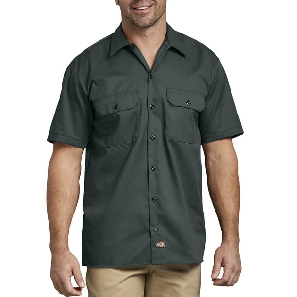 Dickies - Dickies Mens and Big Mens Short Sleeve Twill Work Shirt ...