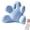Blue, variant on Lumbar Support Pillow,Back Pillow Lumbar Support for Car, Chair, Sofa - Improve Lower Back Pain Relief & Sitting Posture, Memory Foam Back Cushion for Long Sitting