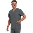 thumbnail image 4 of Infinity Cherokee V- Neck Men's Scrub Top with Rib Knit Back Panels with 3 Pockets and 360 Stretch - CK900A, 4 of 8