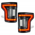 thumbnail image 4 of Oracle Lighting Tail Light Assembly 5913-504-T Smoke/Clear Tinted Lens; Black Housing; Flush Mount; LED Bulb; Red Brake Light/Amber Turn Signal Light/White Reverse Light; Set Of 2, 4 of 14