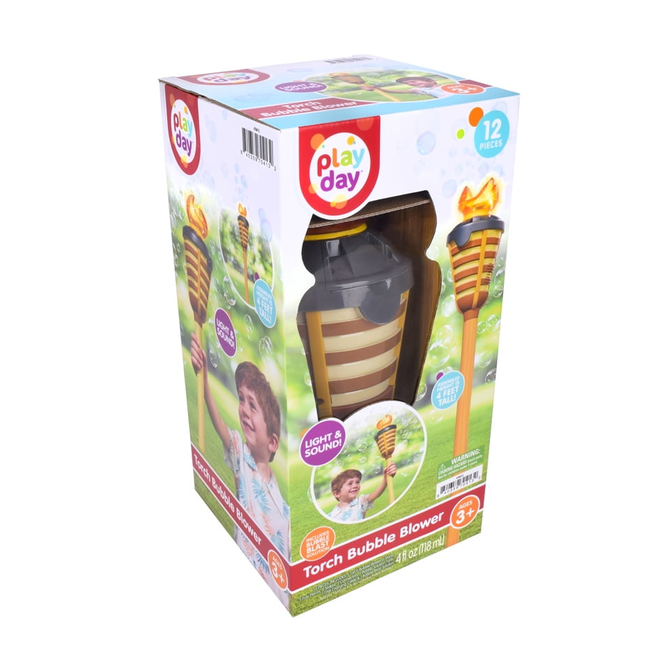 Play Day Torch Bubble Blower with Lights and Music, Children Ages 3+  (图3) Play Day Torch Bubble Blower with Lights and Music, Children Ages 3+  (图3)