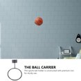 thumbnail image 3 of EeaseCA 2Pcs Wall Ball Holders Basketball Shelf Football Display Stand Round Rack, 3 of 8