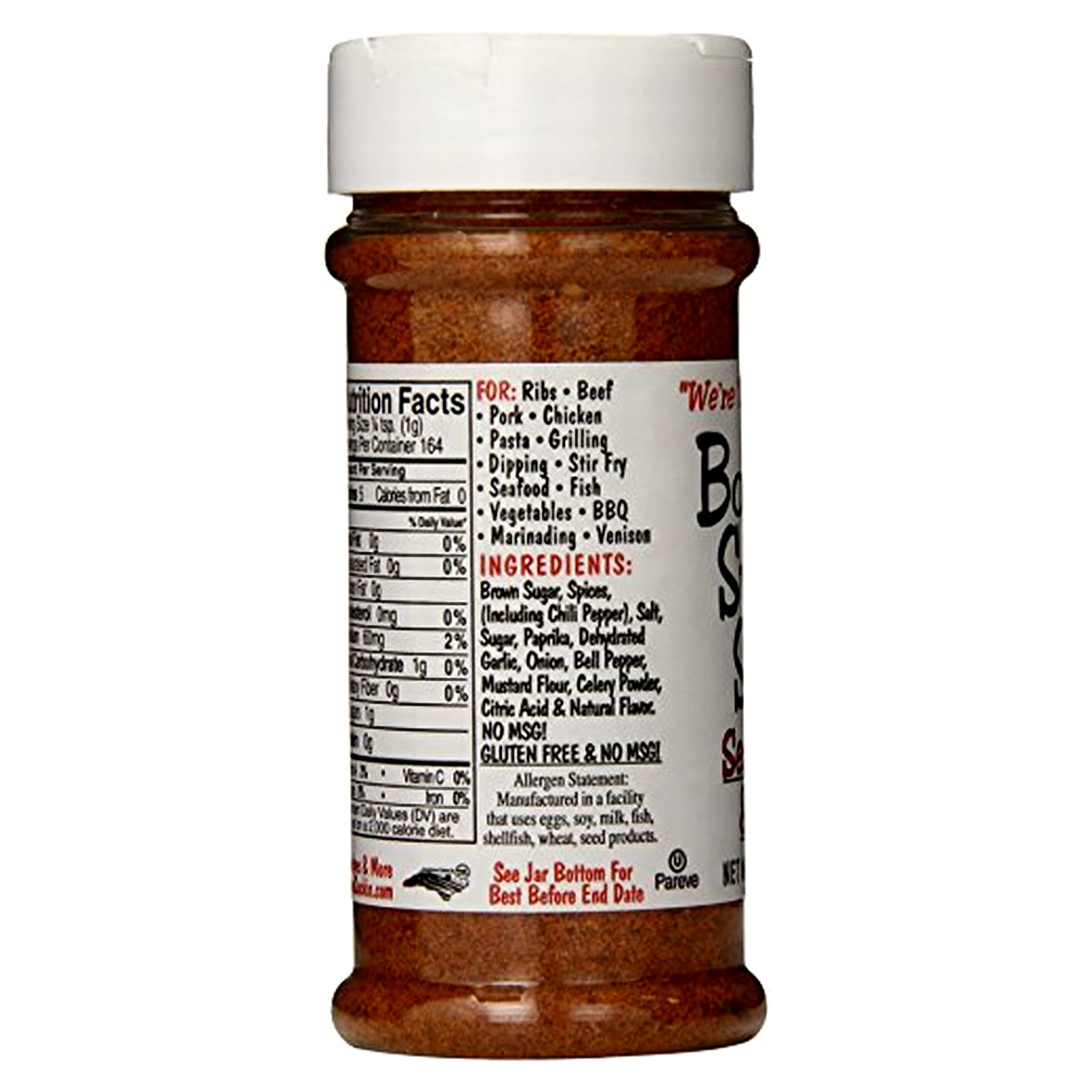 Bone Suckin Seasoning & Rub, Spices & Seasoning 5.8 oz