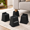 Black 4 Pack-8 Inch, variant on Furniture Risers Black 4 Pack 8 Inch L-Shaped Design for Heavy Loads Up To 6000 Lbs