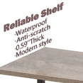 thumbnail image 6 of LuxenHome 4-Shelf 58.3" H x 23.62" W Wood and Metal Ladder Bookcase, 6 of 12