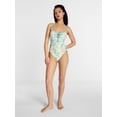 thumbnail image 2 of No Boundaries Scoop Neck One Piece Swimsuit with Keyhole, Women's XXS-XXL, 2 of 5
