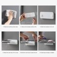 thumbnail image 5 of Qonioi Suction Cup Soap Dish, Double Layer Wall Mount Soap Holder for Bathroom Shower, Soap Box, Bath Organizer, 5 of 7