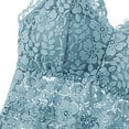thumbnail image 5 of BYHONG Women's Solid Color Lace Thin Sexy Camisole Ideal for Layering Women's Tanks & Camis Blue One Size, 5 of 5