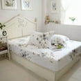 eniyuu-white-floral-bed-sheet-set-100-cotton-shabby-style-bedding-set