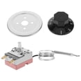 thumbnail image 1 of OULII 1 Set Heater Thermostat Multi Temperature Control Knob Design for Space Saving, 1 of 8