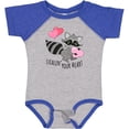 thumbnail image 3 of Inktastic Stealin' Your Heart Cute Raccoon Boys or Girls Baby Bodysuit, 3 of 5