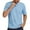 Airy Blue, variant on Men’s UPF 50+ Sun Protection Short Sleeve Shirt Moisture Wicking Tee Running Hiking Outdoor Activities Lightweight Breathable
