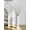 White, variant on Hanobe 22" Tall White Floor Vase, Decorative Stone-Textured Ribbed Finish