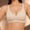 Beige, variant on Leopard Print Plunge Bra Women's Standard Straps Hook Back Deep V Neck Bra Tank Tops for Women