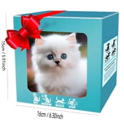 CYFW Robot Cat, My Realistic Robot Kitten, My Realistic Robot Pet, Electronic Interactive Stuffed Cat - Walking, Barking, Tail Wagging, Robot Cat for Kids