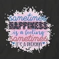 thumbnail image 2 of Happiness T-Shirt | Motivational Inspirational Black Tee Gift, 2 of 5