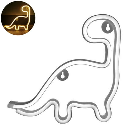

Neon Light Eye-catching Dinosaur Shape LED Neon Sign Night Lamp Room Decoration Gift for Wedding