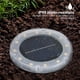 thumbnail image 3 of Lámpara solar LED para suelo, paquete de 4, 12 LED, iluminación solar para exteriores, resistente al agua IP68, luces de calle, luz enterrada para caminos, jardines, terrazas, patios y césped, 3 of 5