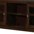 thumbnail image 3 of Benjara Modish TV Stand, Merlot Brown, 3 of 3