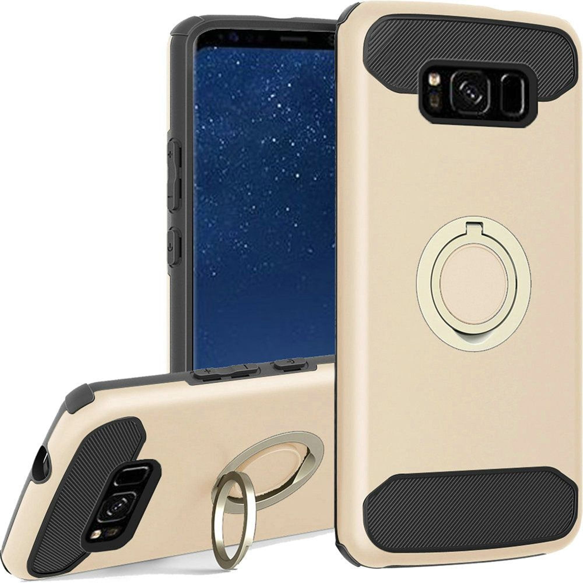 Samsung Galaxy S8 Case, by Insten Dual Layer [Shock Absorbing] Hybrid