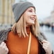 thumbnail image 5 of Gorro de invierno clásico para hombre, cálido, de punto acrílico, con puños, para uso diario, 5 of 7